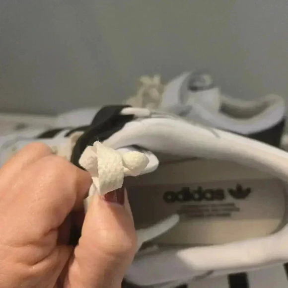 ADIDAS ORIGINALS FORUM LOW Forever True White/core black sz 9 NIB Y2k look - Picture 12 of 14